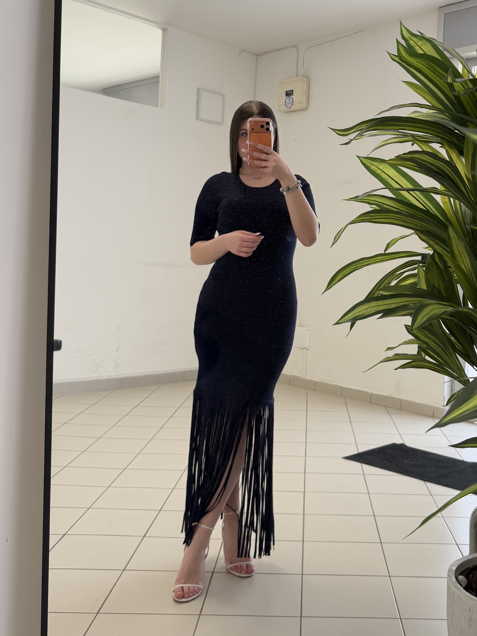 Twinset - Abito con Frange