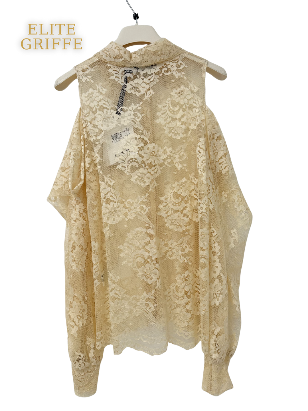 HAVEONE - CAMICIA PIZZO AVORIO