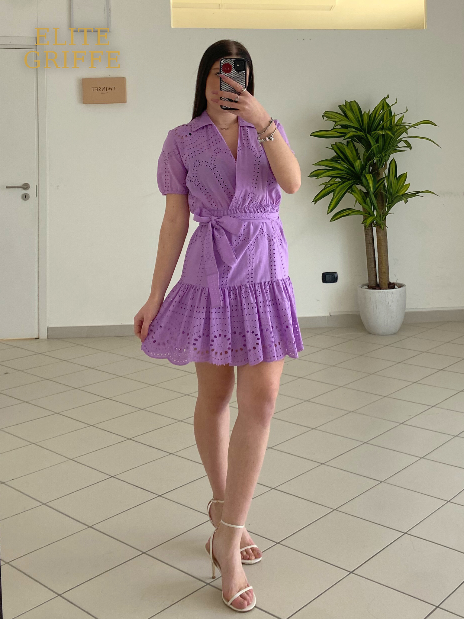 REBELQUEEN - ABITO CORTO LILLA