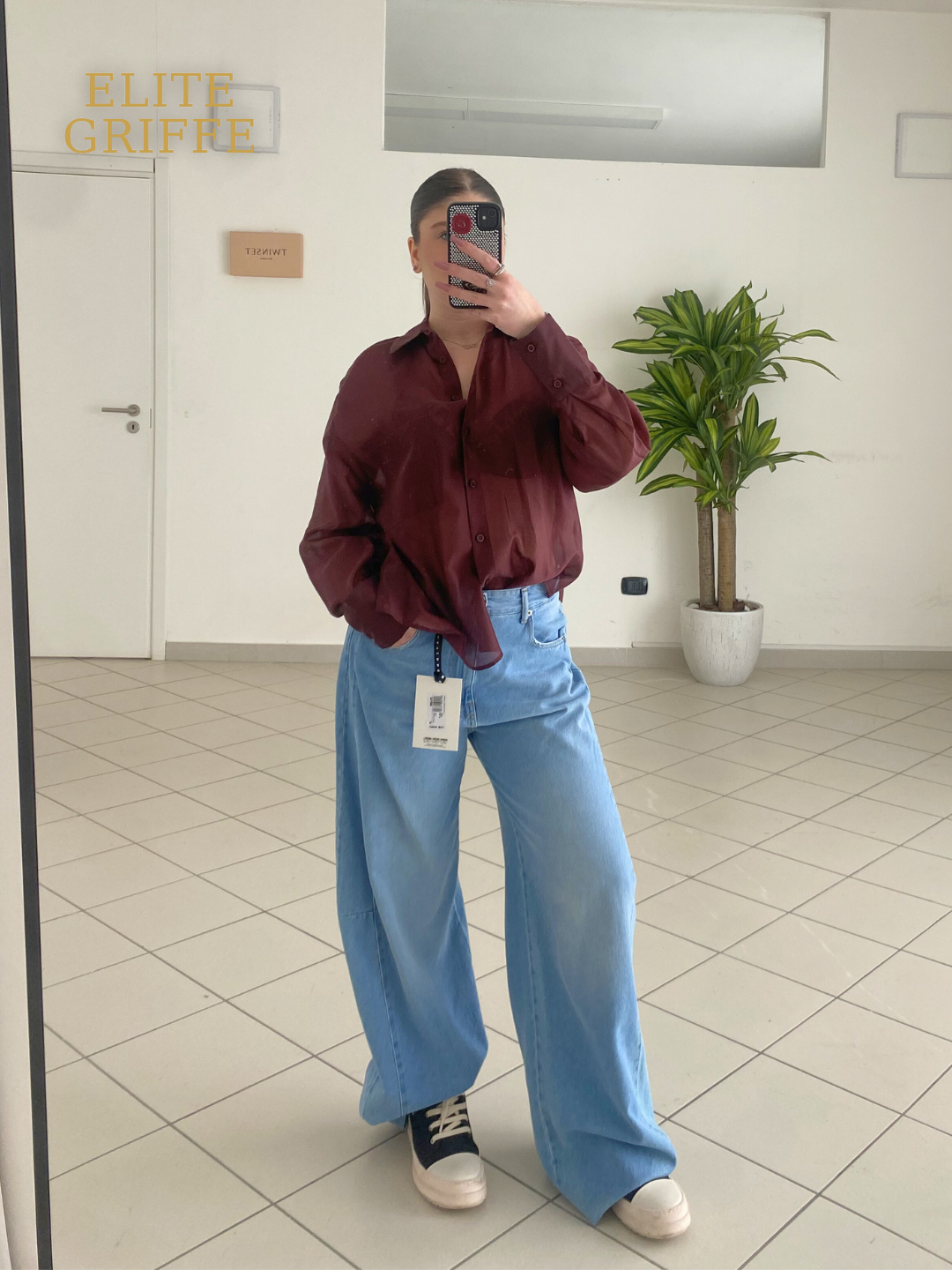 HAVEONE - PANTALONE WENDY DENIM