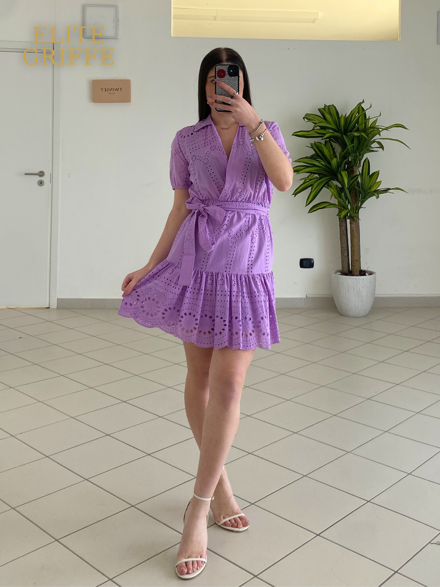 REBELQUEEN - ABITO CORTO LILLA