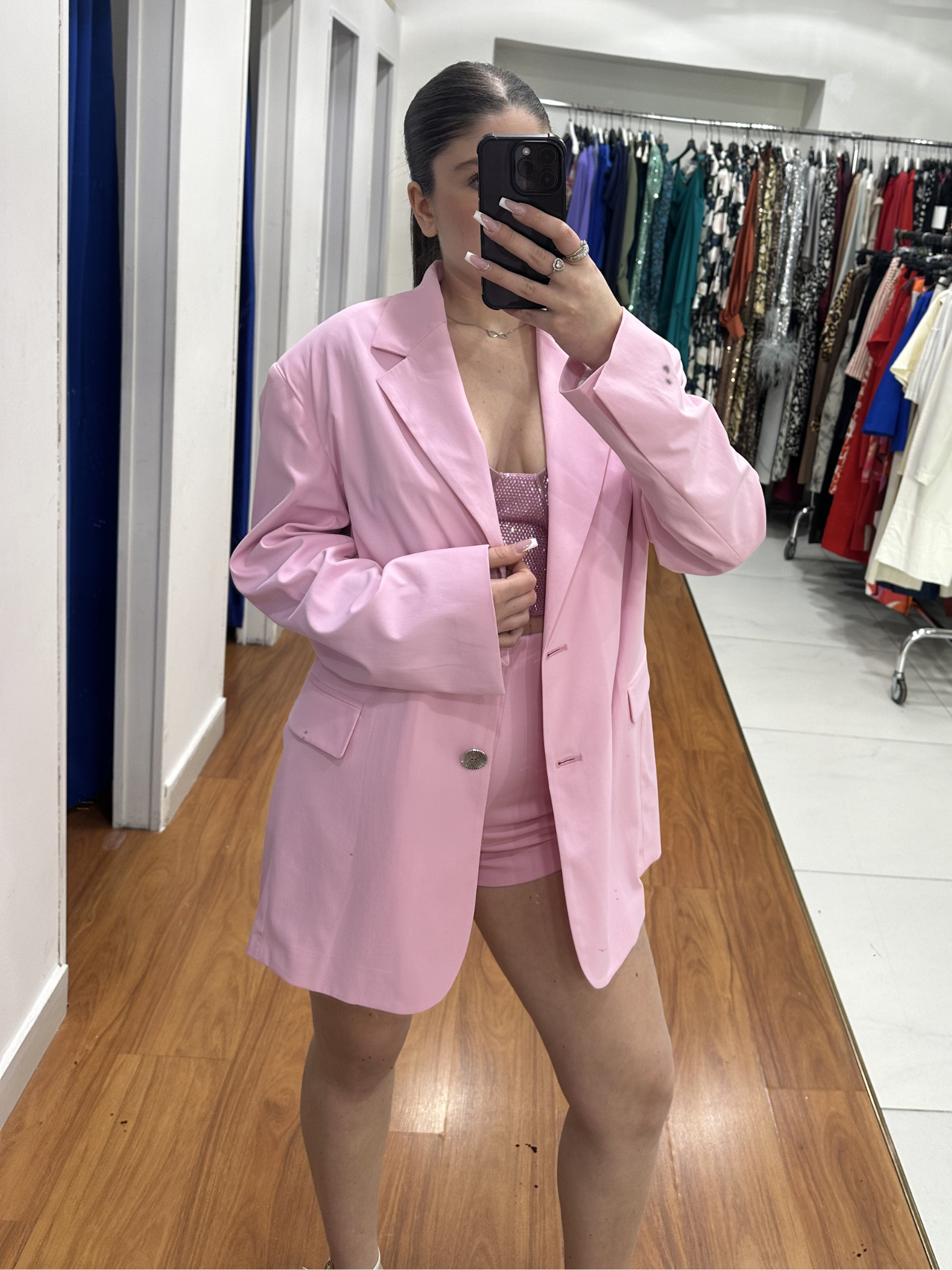 Silence - Giacca con Pantaloncino Pink