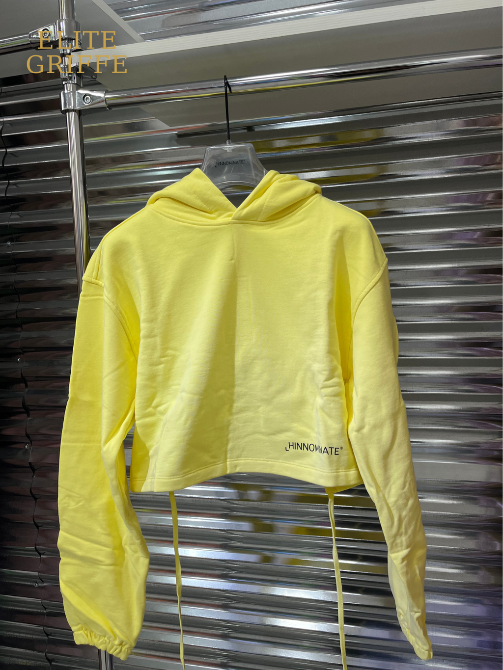 HINNOMINATE Felpa con Cappuccio Giallo