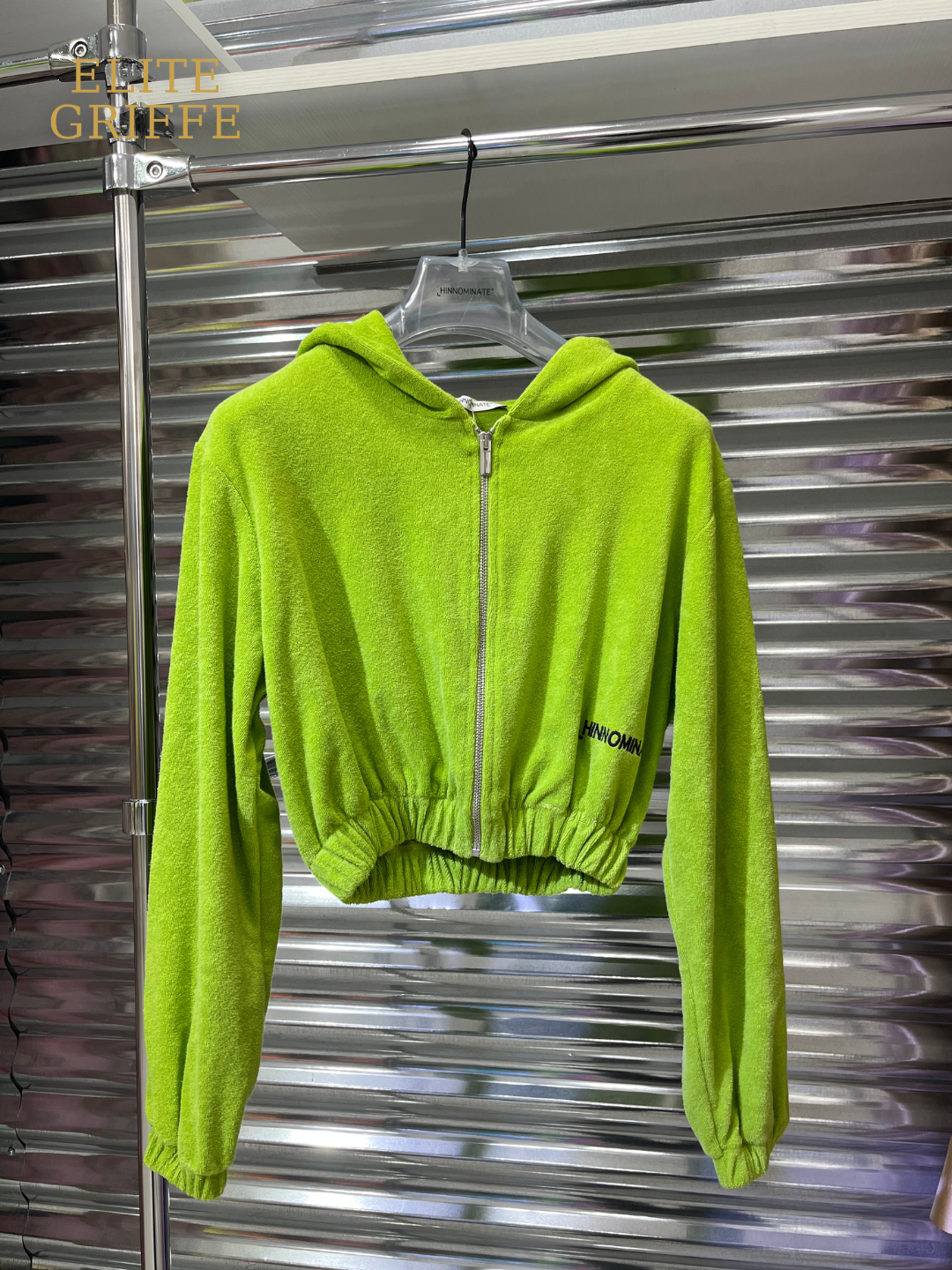 HINNOMINATE Felpa con Zip Lime