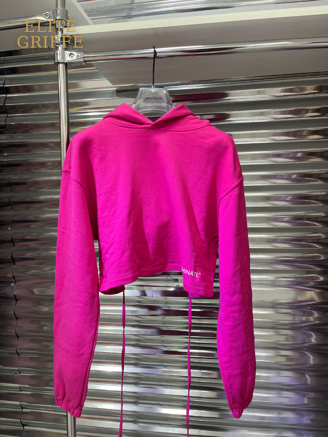 HINNOMINATE Felpa con Cappuccio Fucsia