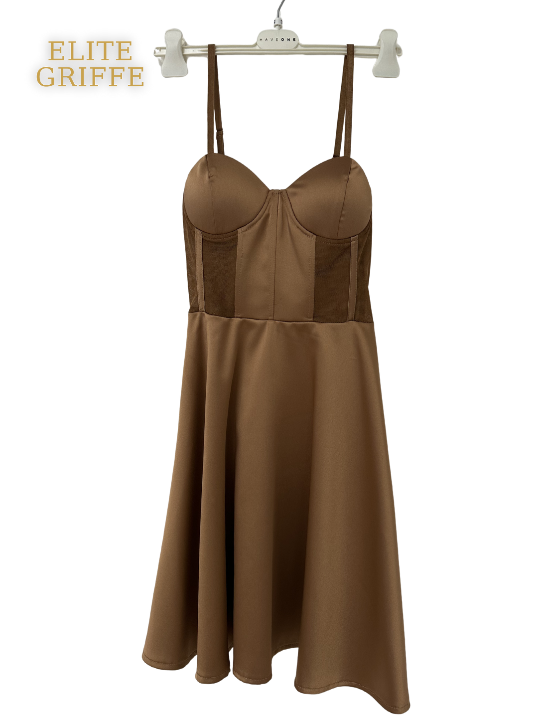 HAVEONE - ABITO CORTO BRONZO