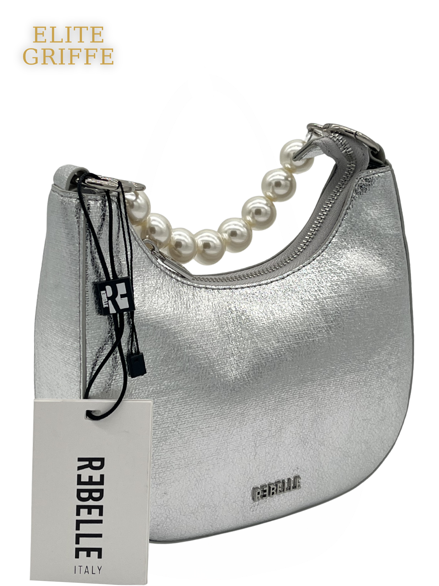 REBELLE - Borsa a mano lucida