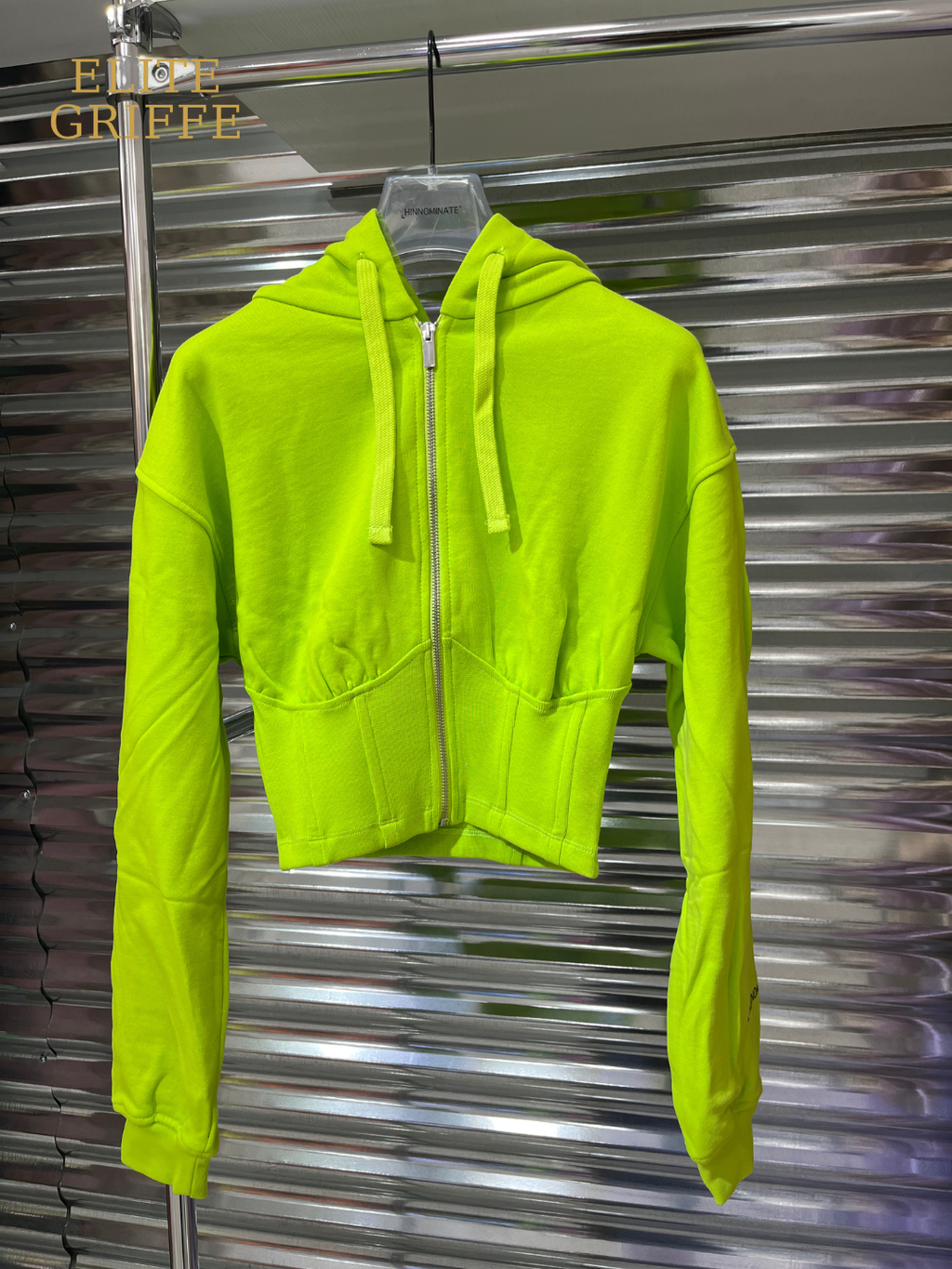 HINNOMINATE Felpa con ZIP Verde