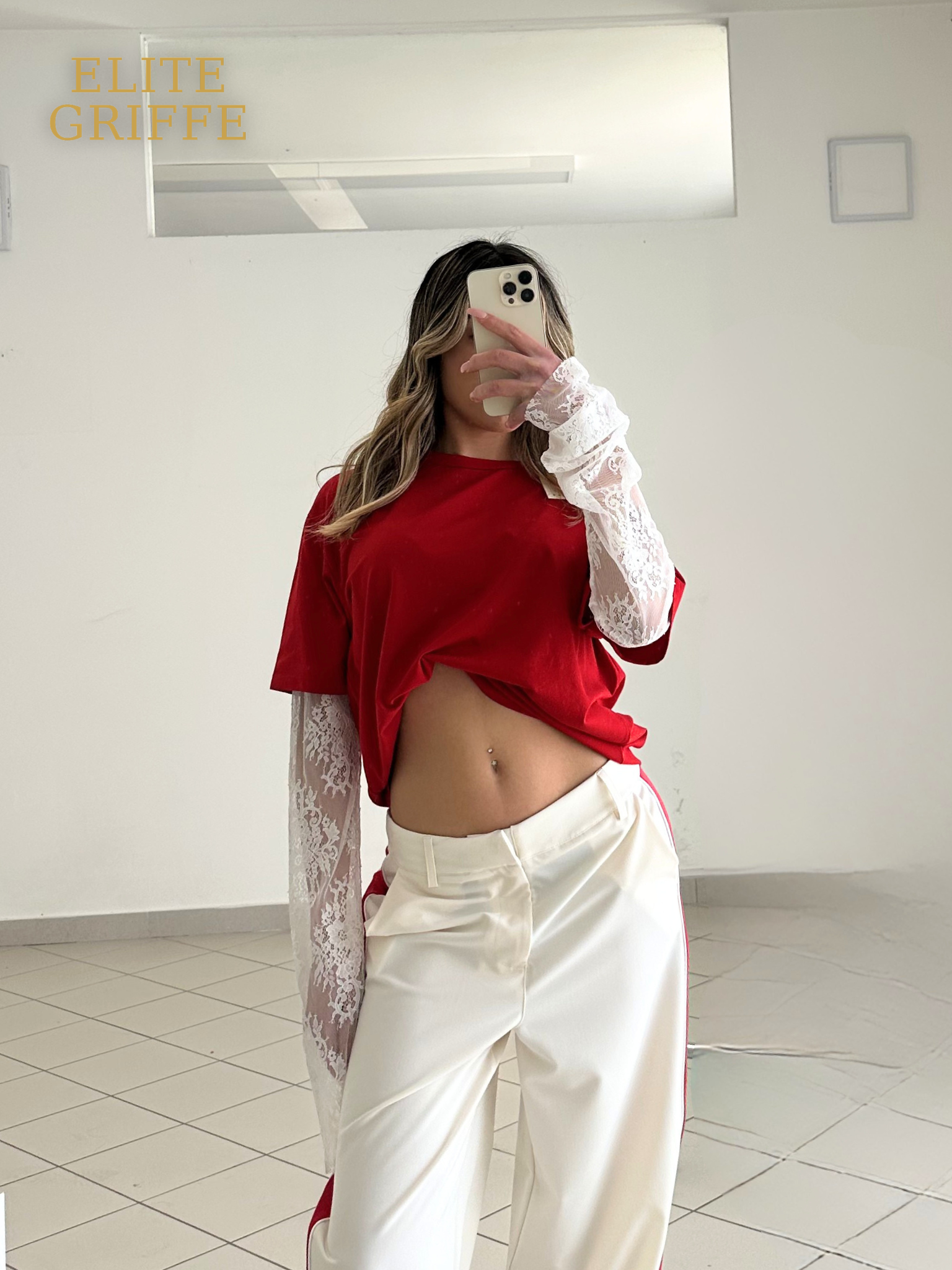 HAVEONE - MAGLIA MANICHE LUNGHE