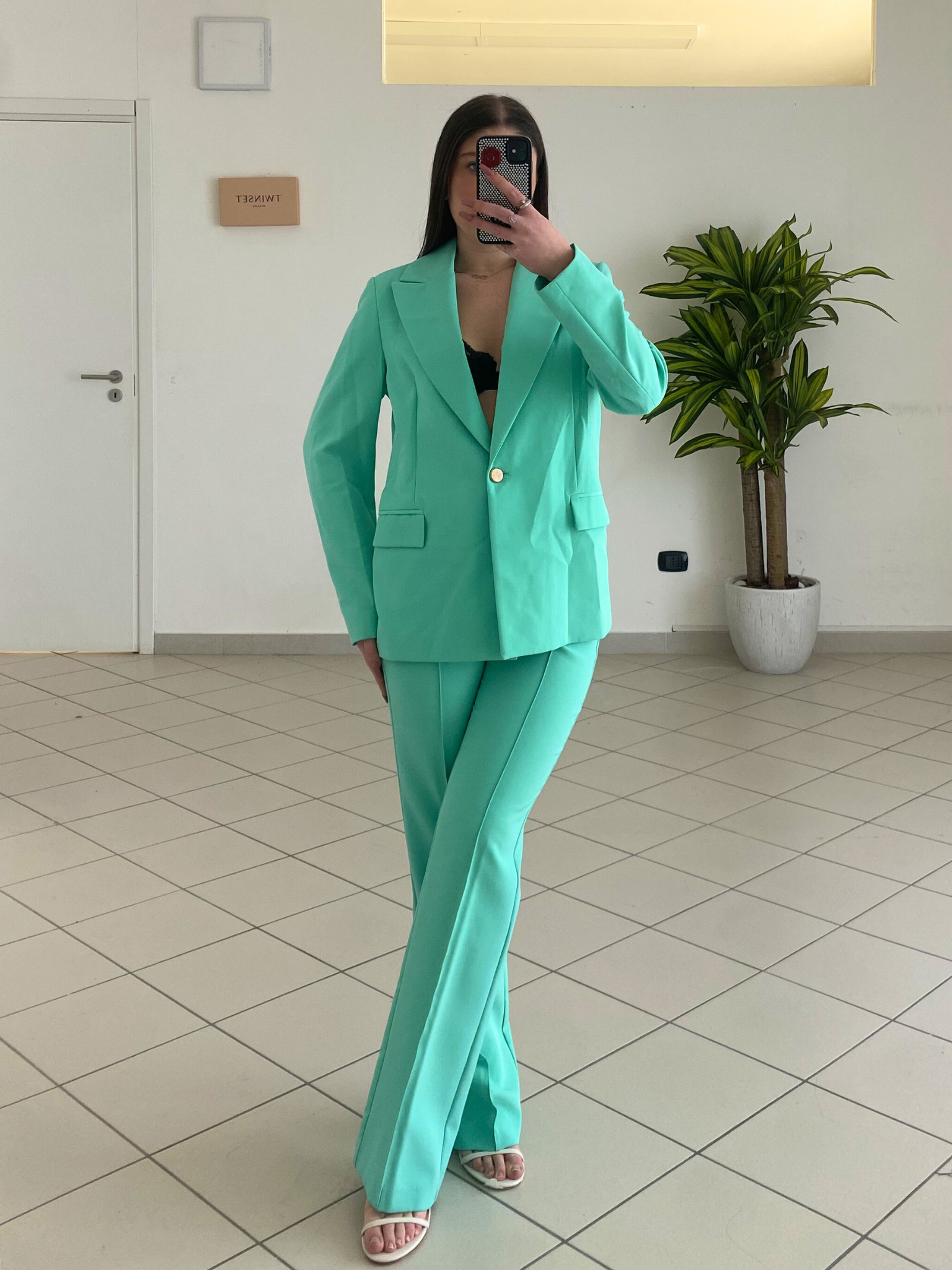 REBELQUEEN - TAILLEUR VERDE ACQUA