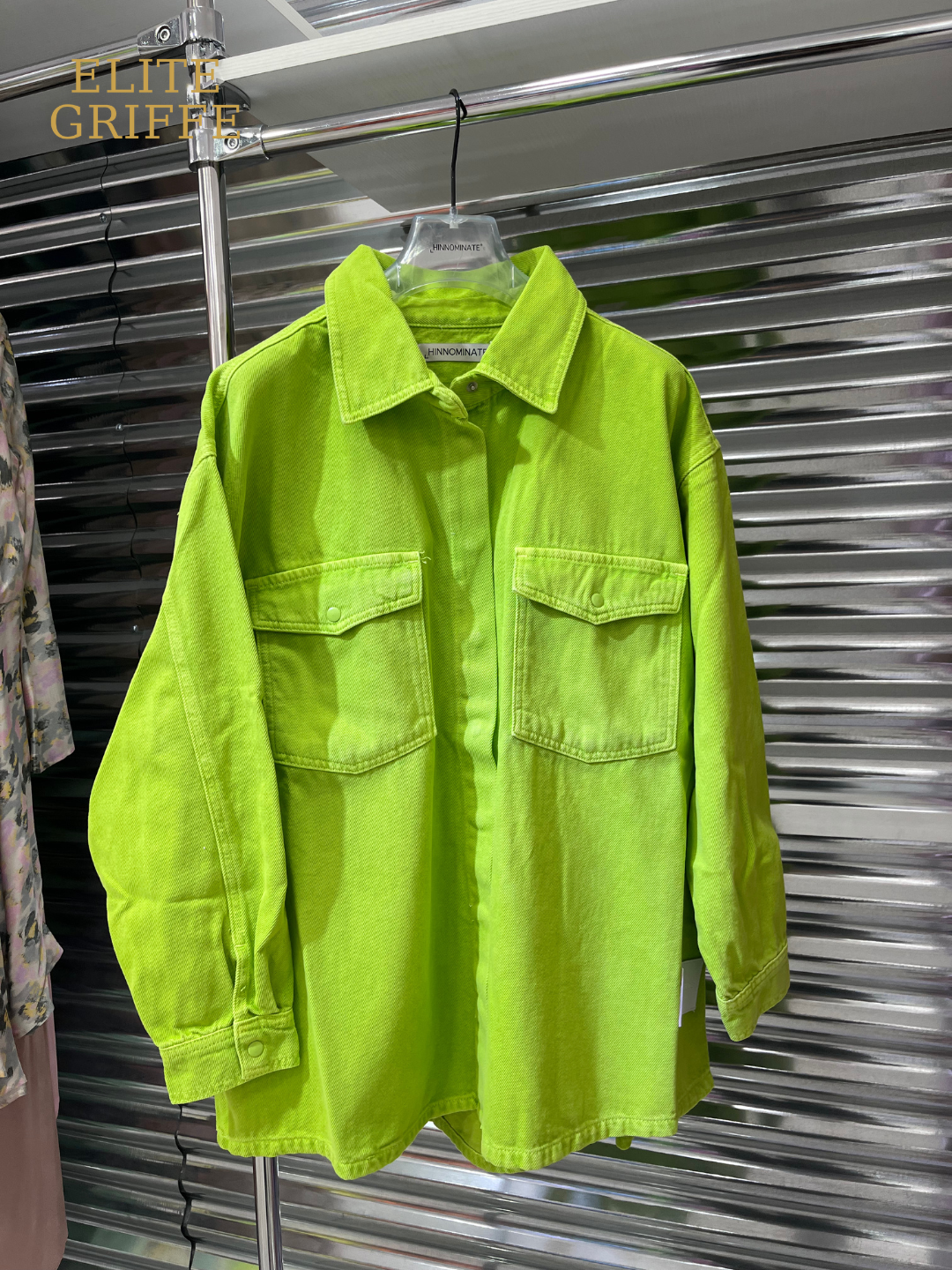 HINNOMINATE Giubbino in Denim Verde