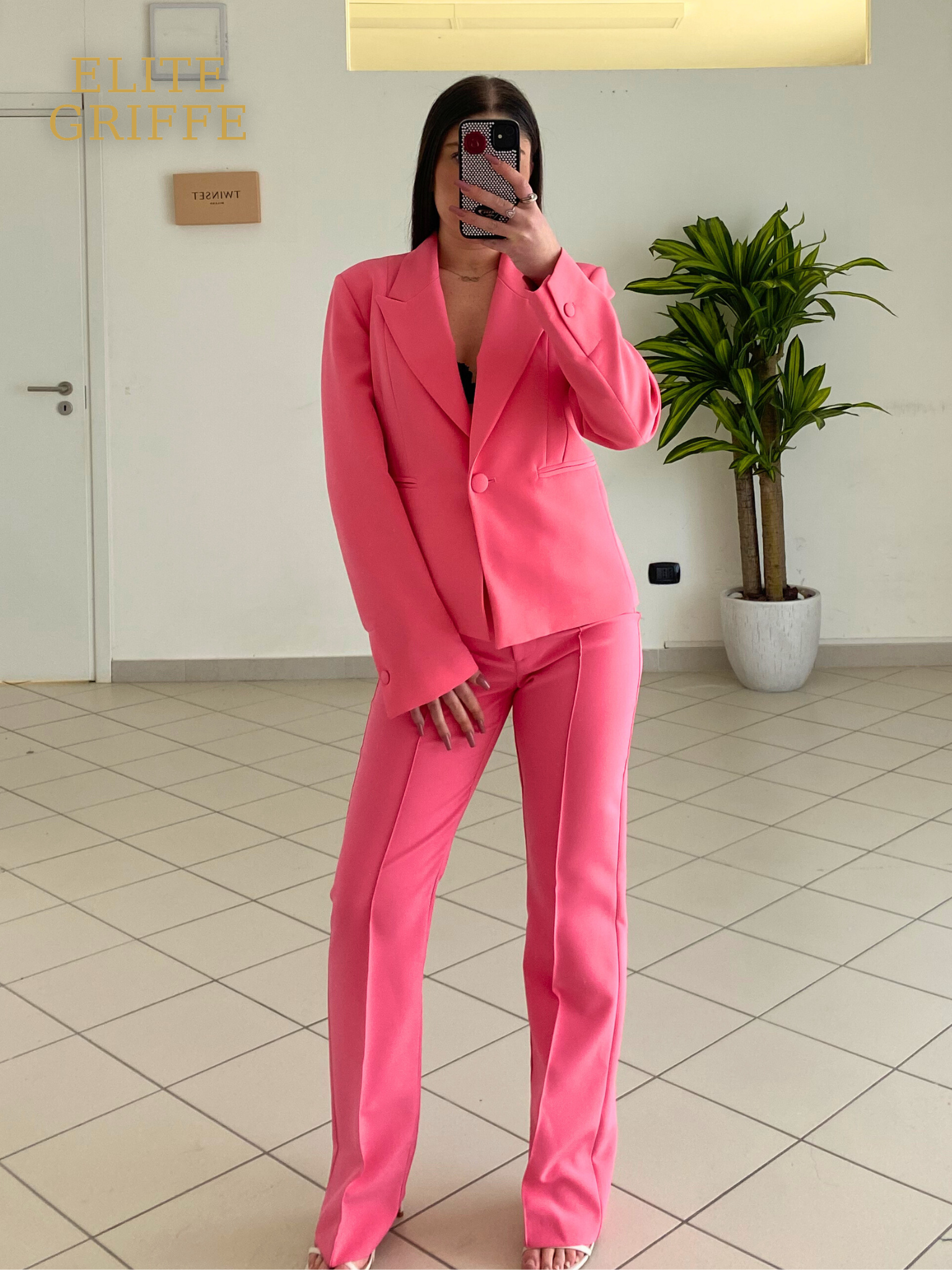REBELQUEEN - TAILLEUR ROSA