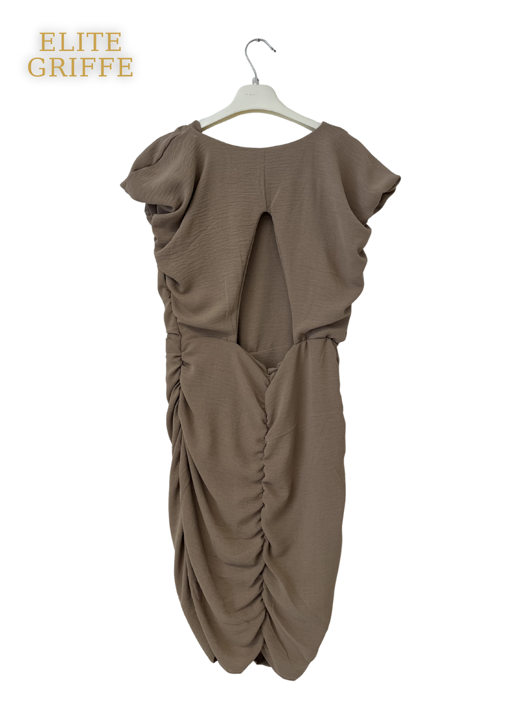 HAVEONE - ABITO CUT CUT ARRICCI SABBIA