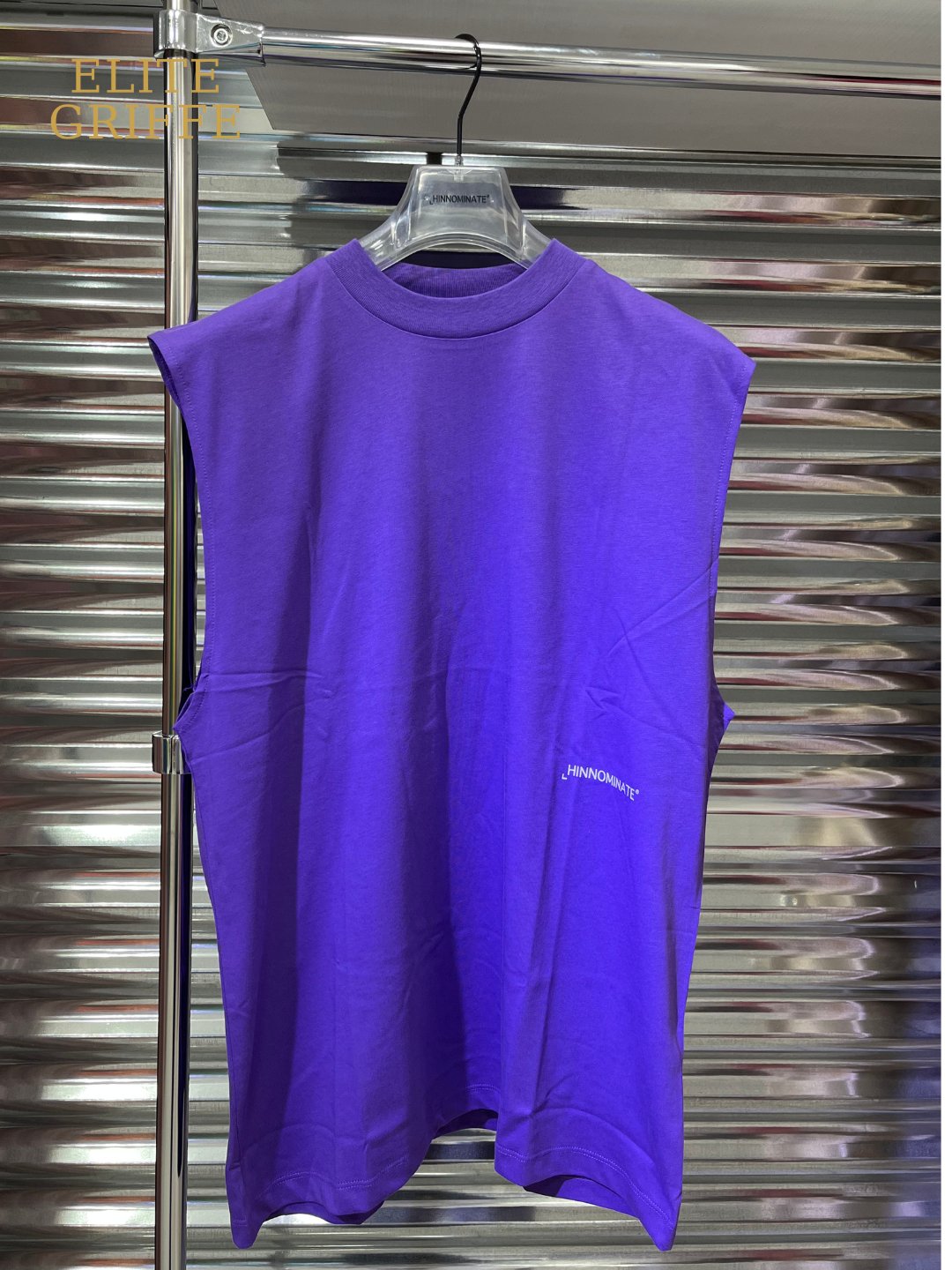 HINNOMINATE T-SHIRT GIRO MANICHE VIOLA