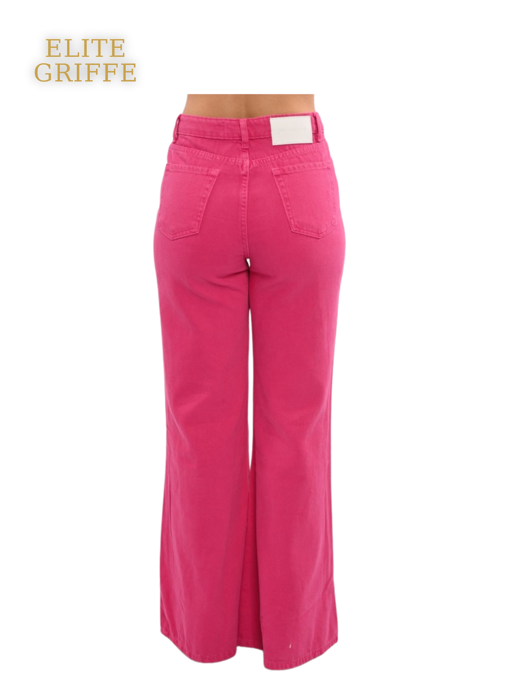 HINNOMINATE Pantalone donna a zampa in denim