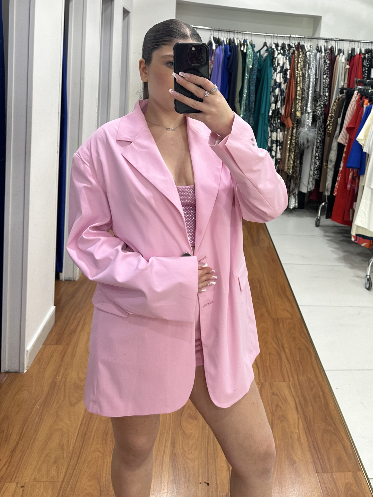 Silence - Giacca con Pantaloncino Pink