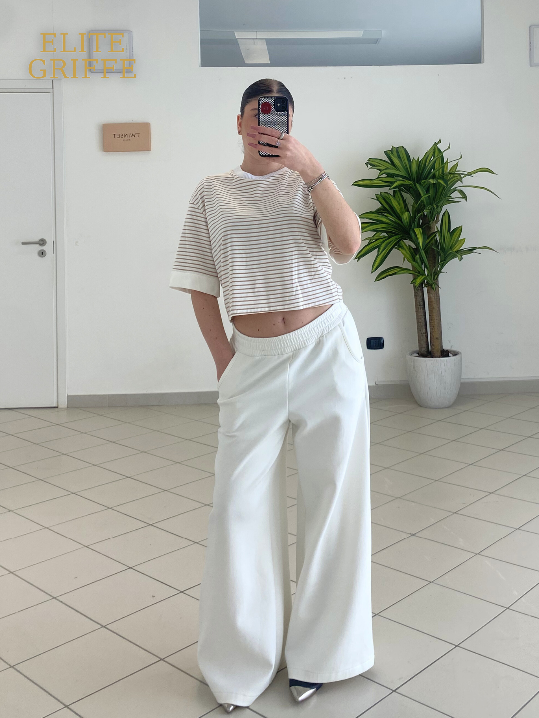 HAVEONE - PANTALONE BURRO