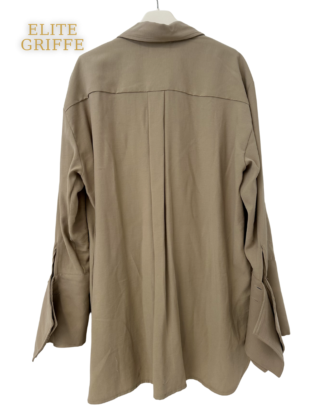 HAVEONE - CAMICIA OVER SPALLINE BEIGE