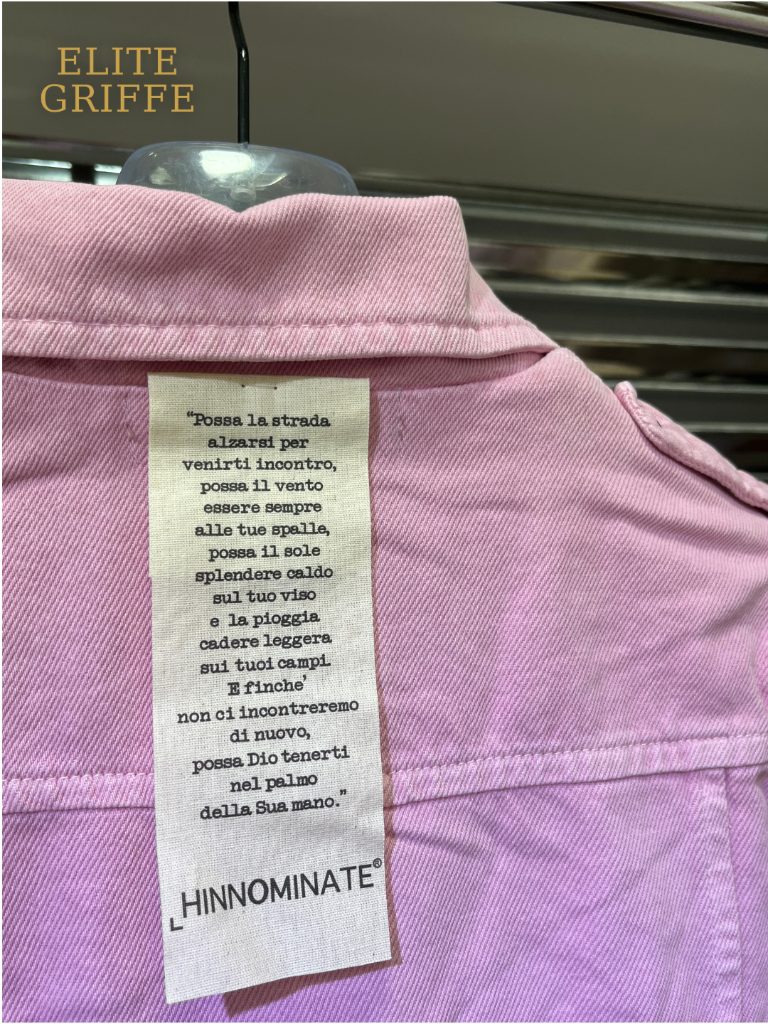 HINNOMINATE Giubbino in Denim Rosa