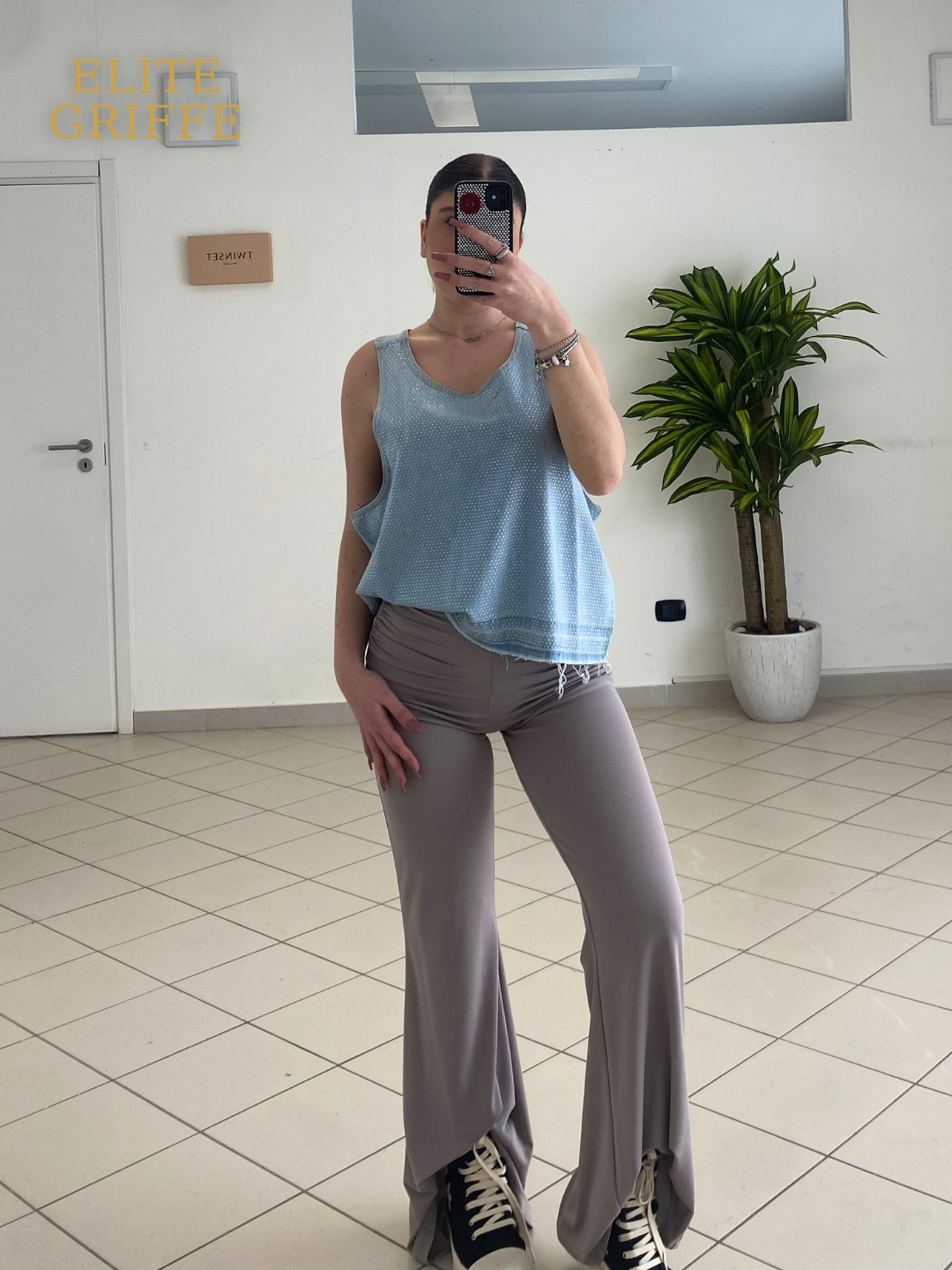 HAVEONE - PANTALONE BEIGE