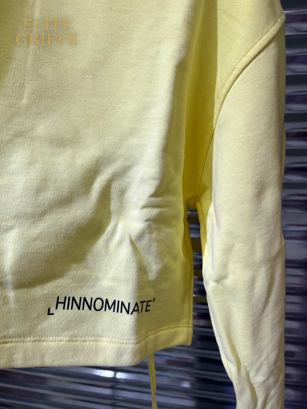 HINNOMINATE Felpa con Cappuccio Giallo