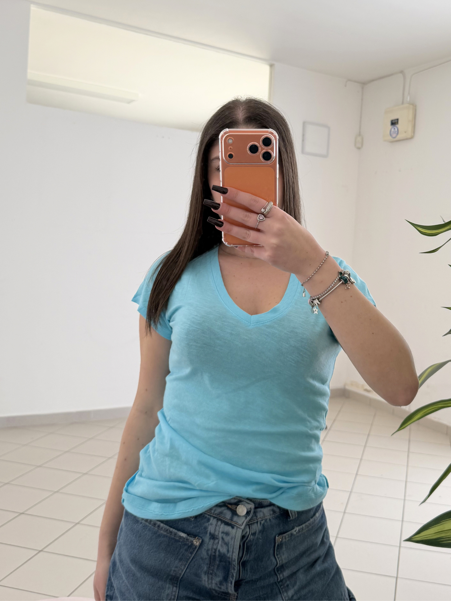 KONTATTO - T-shirt scollo V Maldive