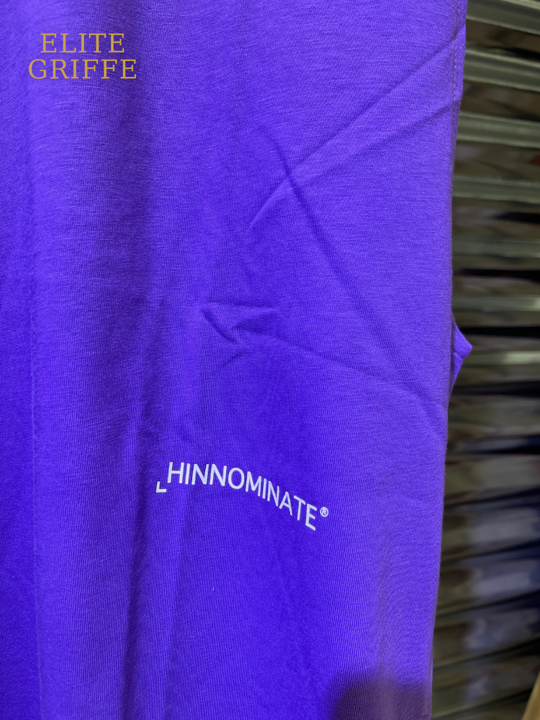 HINNOMINATE T-SHIRT GIRO MANICHE VIOLA
