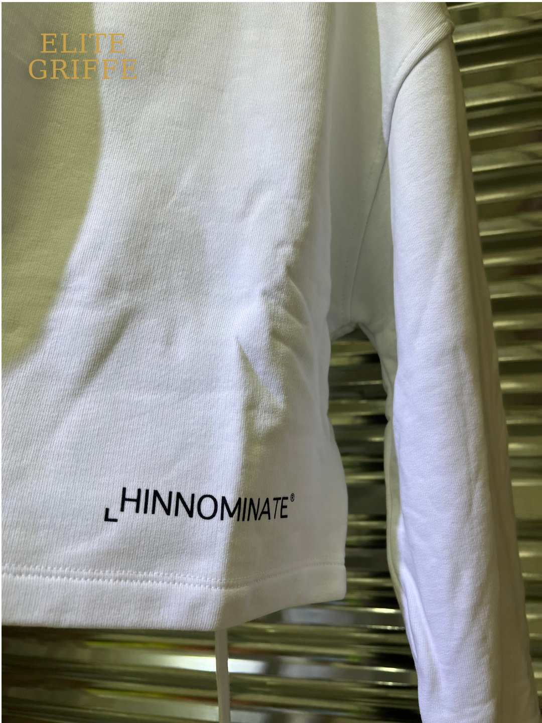 HINNOMINATE Felpa con Cappuccio Bianca