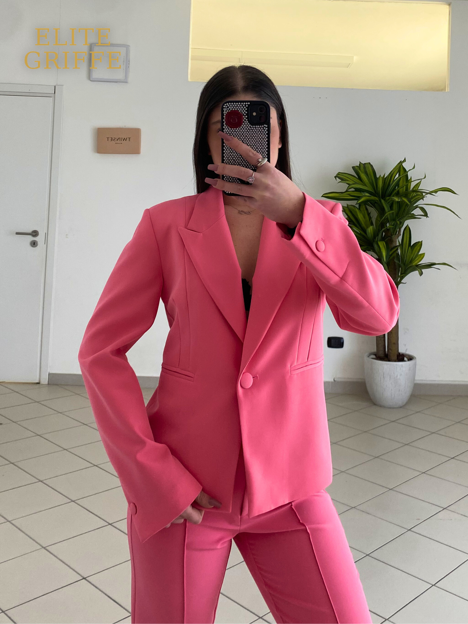 REBELQUEEN - TAILLEUR ROSA