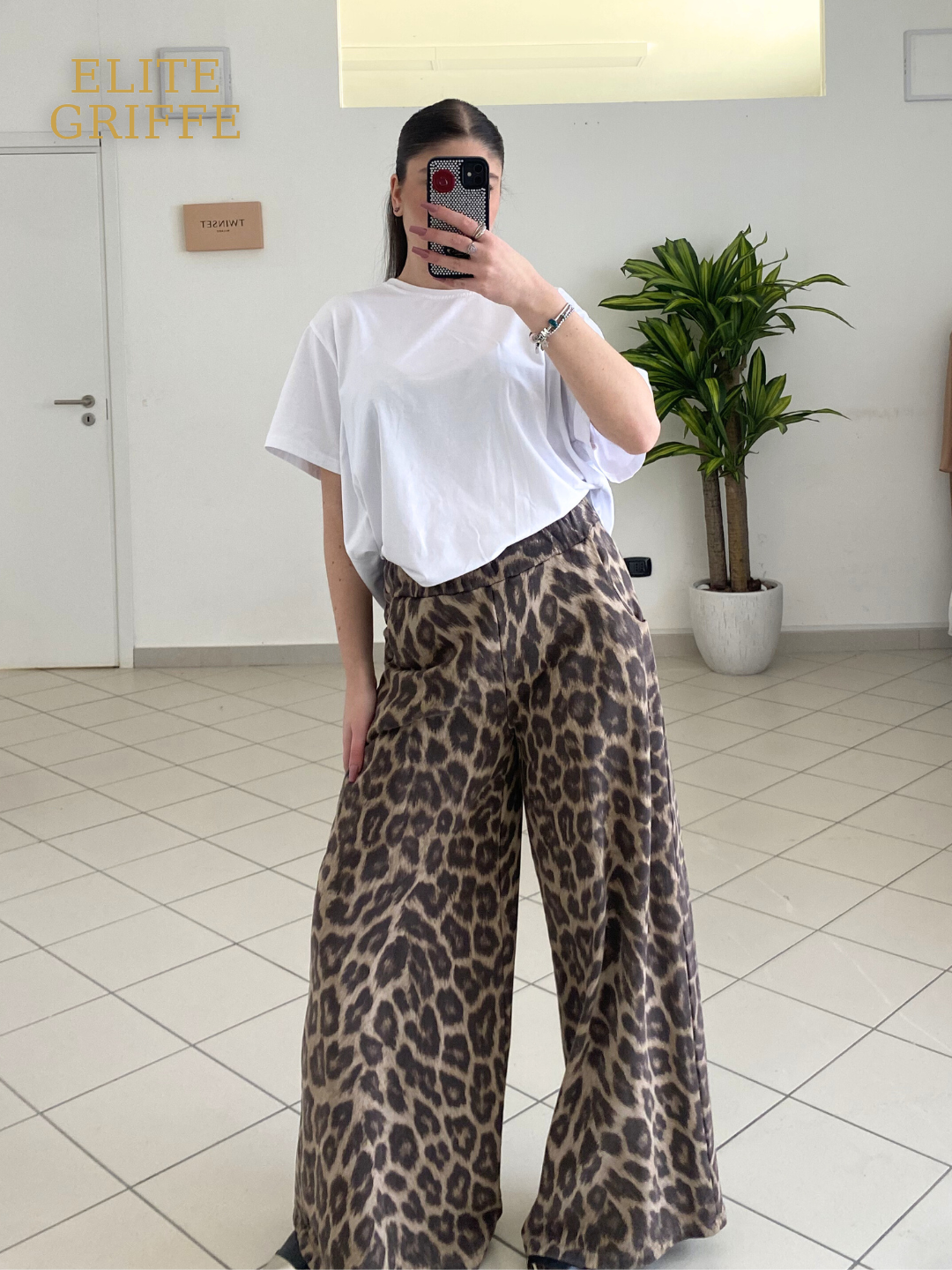 HAVEONE - PANTALONE FELPA TASCHE FANTASIA