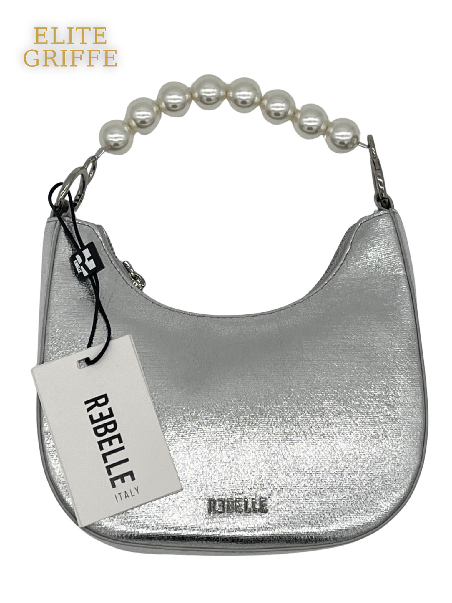 REBELLE - Borsa a mano lucida