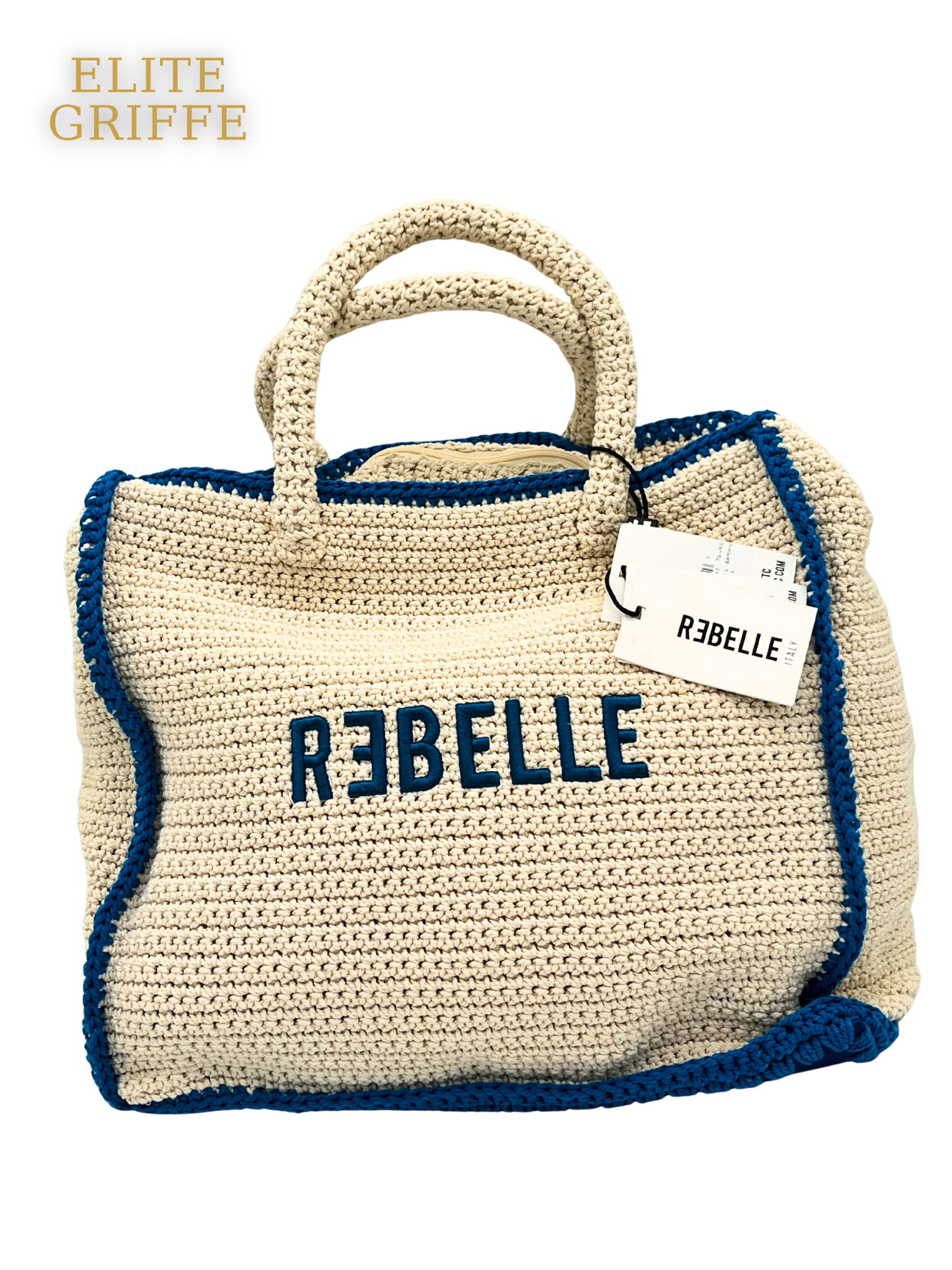 REBELLE - Borsa a mano in blue