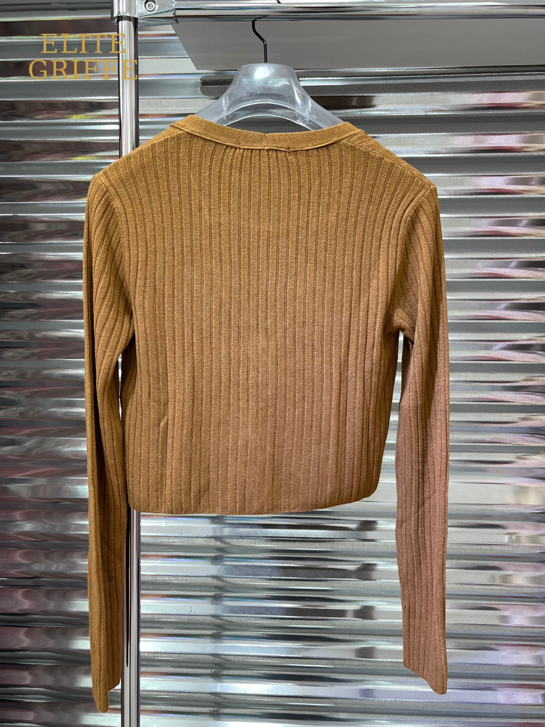 HINNOMINATE Cardigan Corto Nocciola