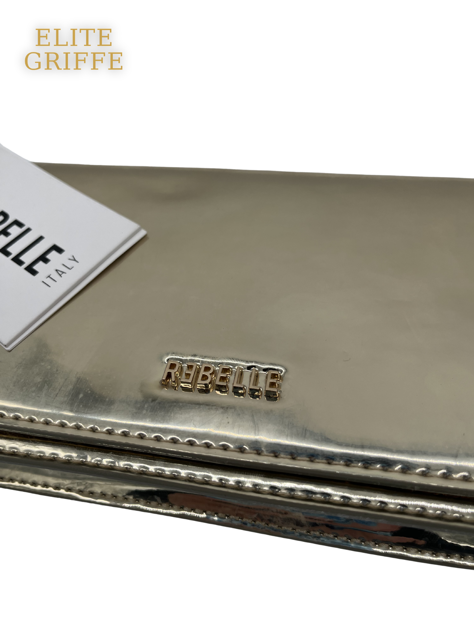 REBELLE - Borsa a specchio con catena