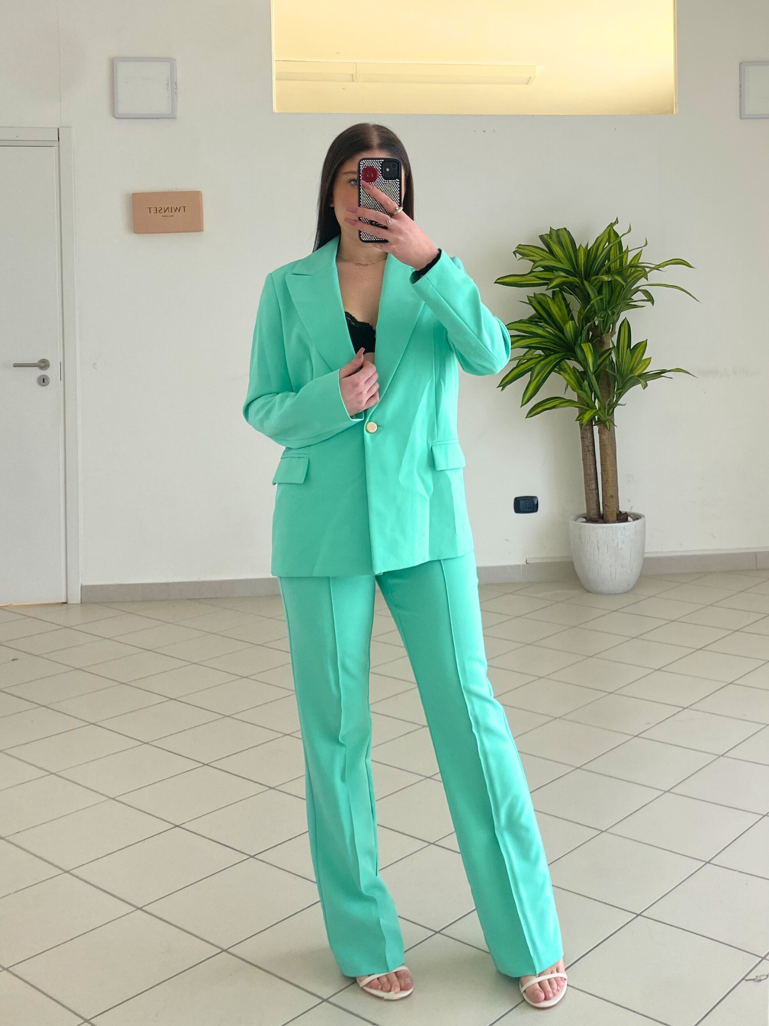 REBELQUEEN - TAILLEUR VERDE ACQUA