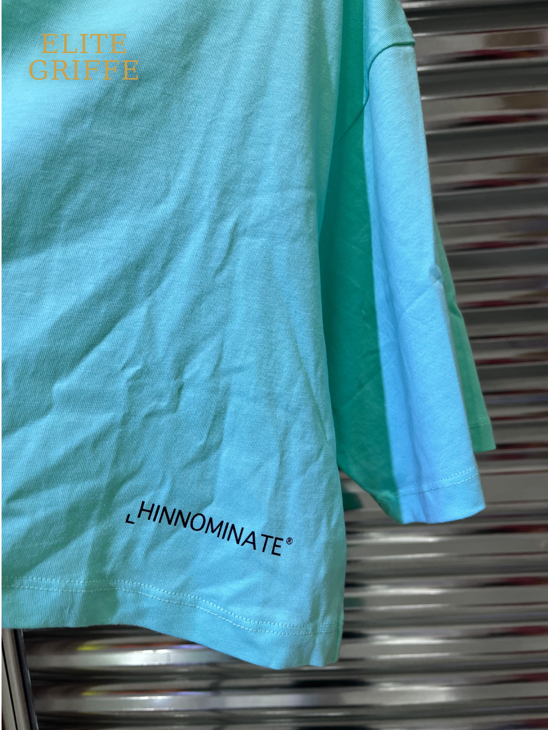 HINNOMINATE T-SHIRT CROP AZZURRA