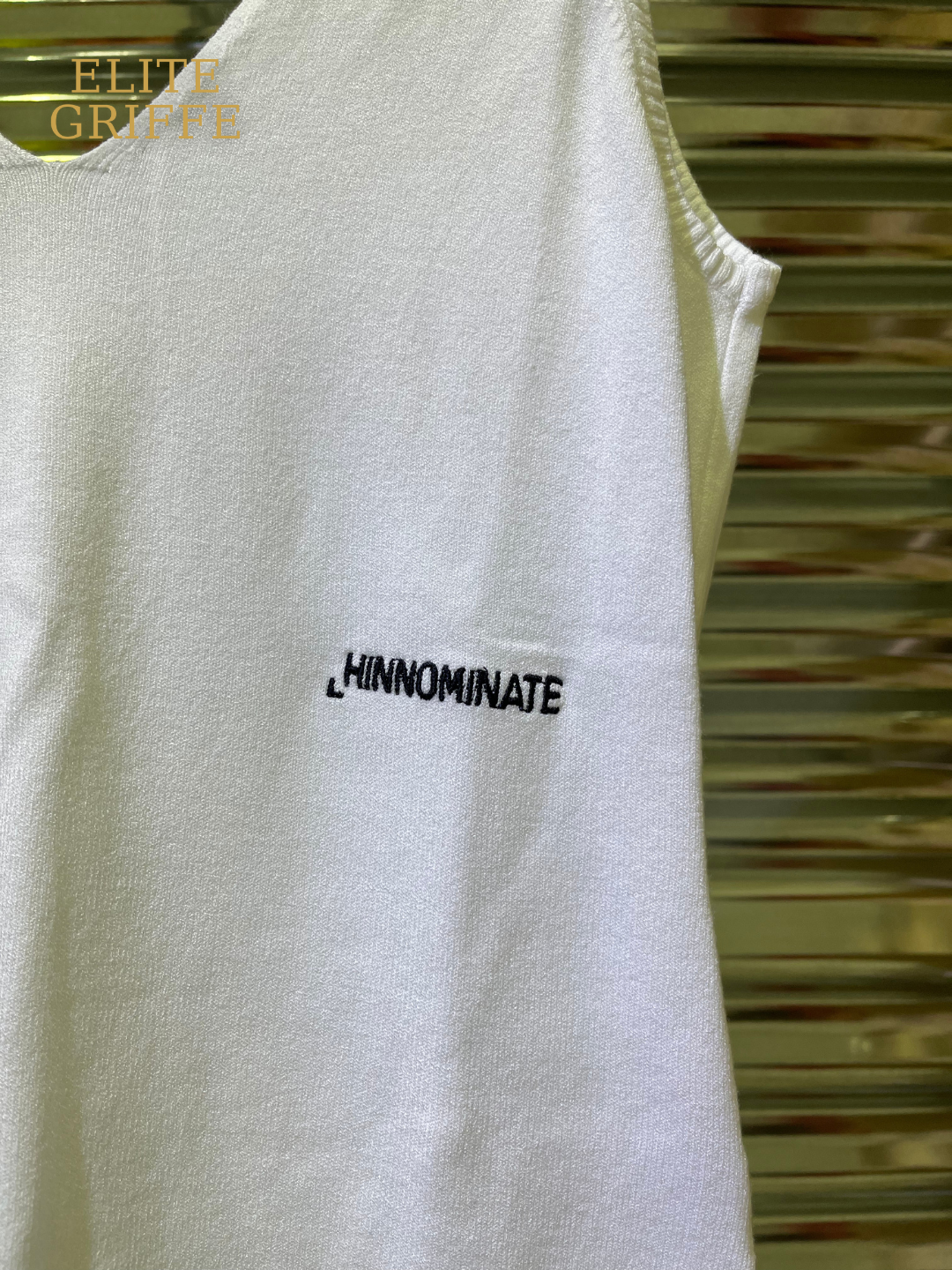 HINNOMINATE TOP IN MAGLIA BIANCO