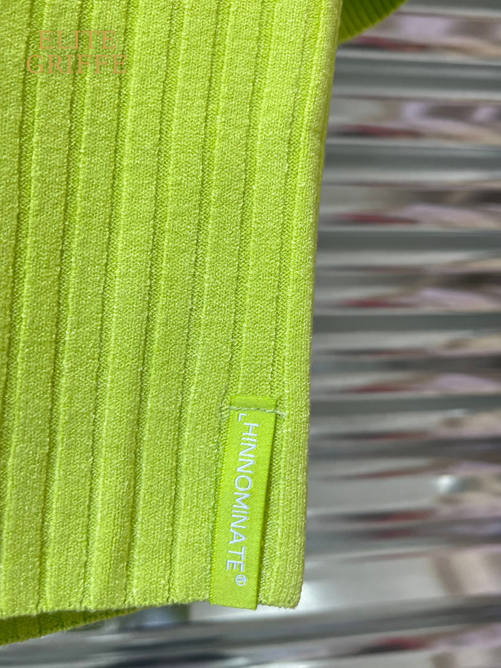 HINNOMINATE Cardigan Corto Verde Lime