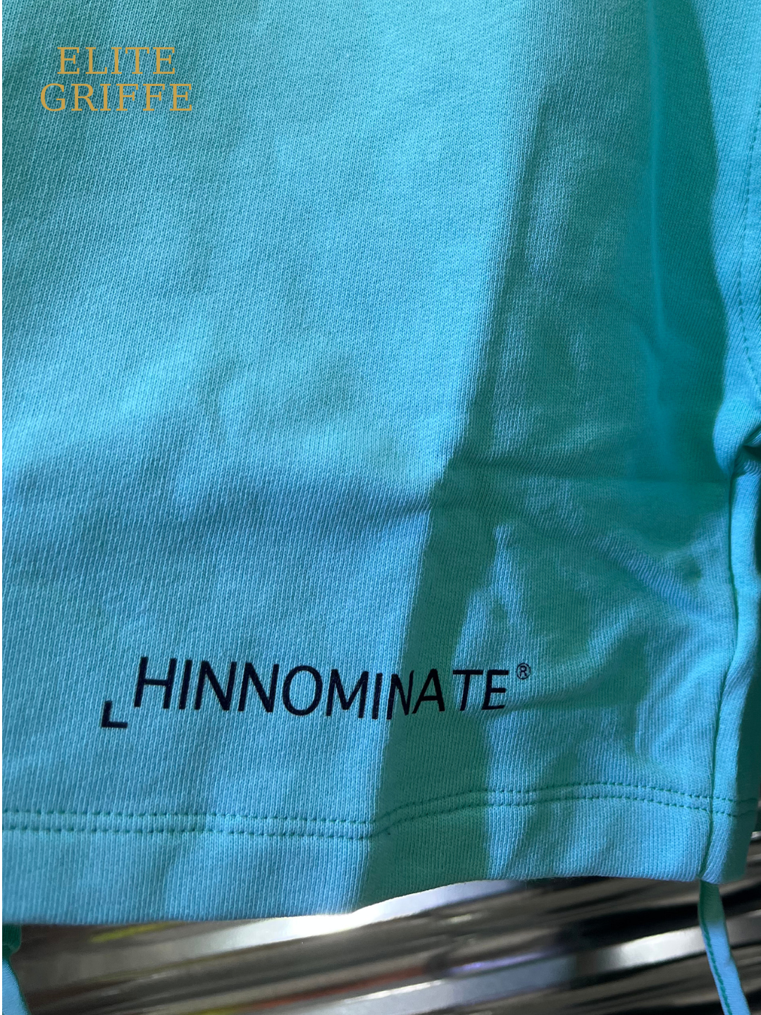 HINNOMINATE Felpa con Cappuccio Celeste