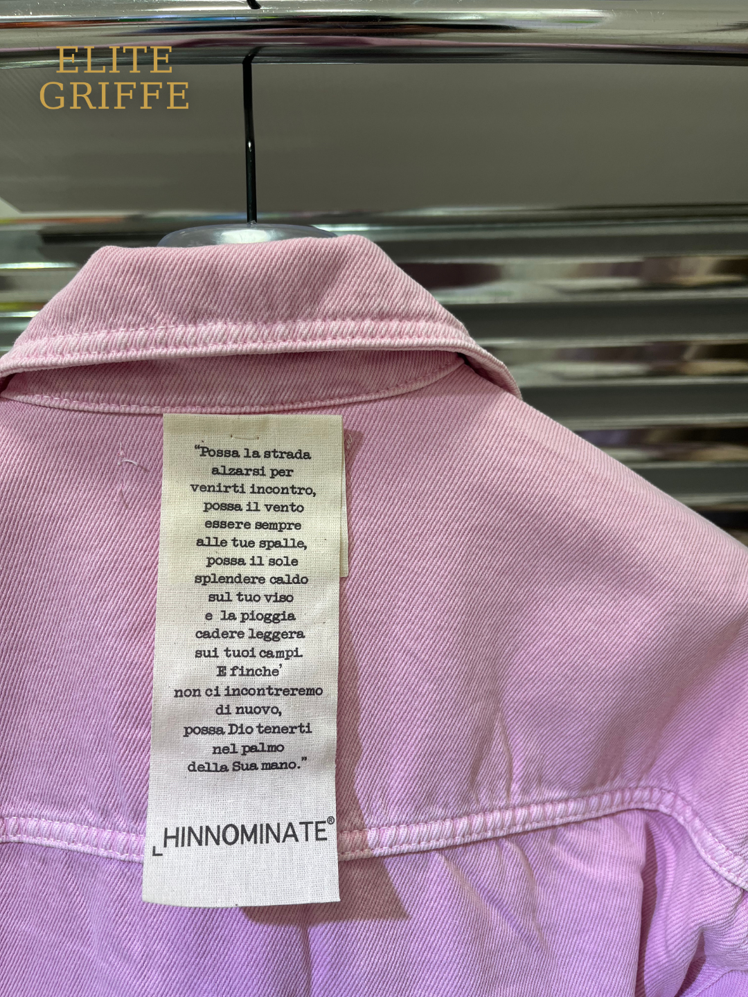 HINNOMINATE Giubbino in Denim Rosa