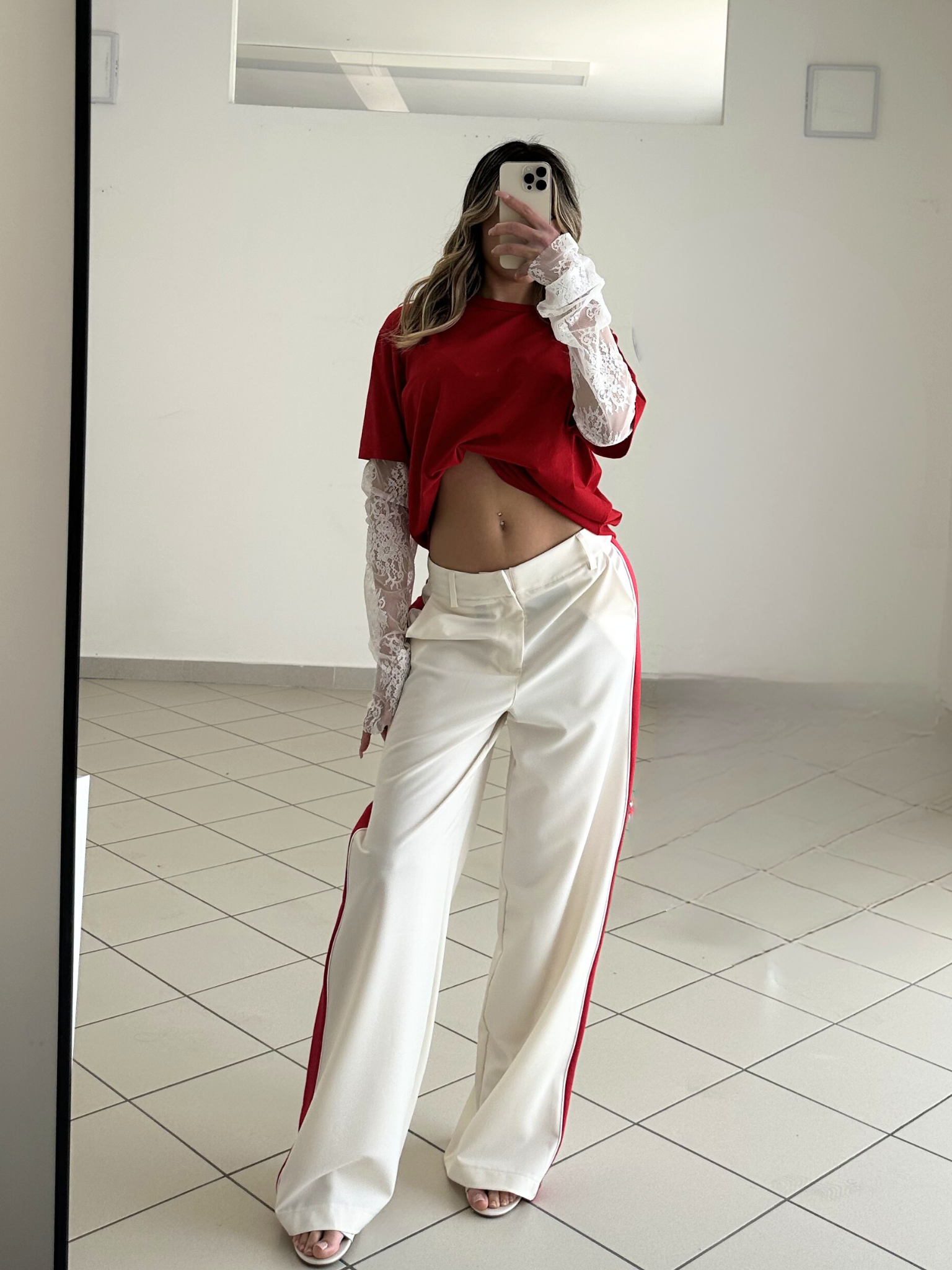 HAVEONE - MAGLIA MANICHE LUNGHE