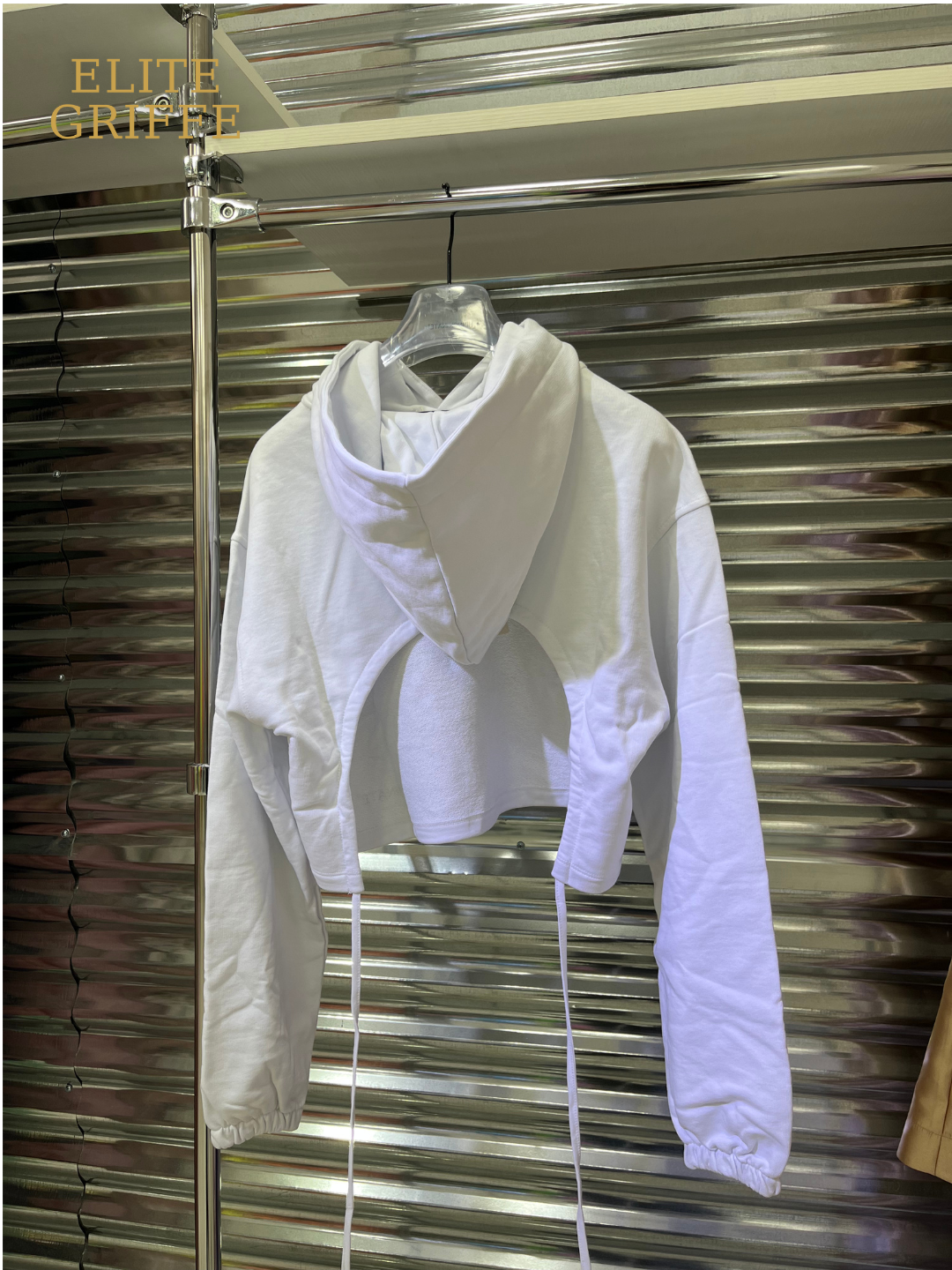 HINNOMINATE Felpa con Cappuccio Bianca