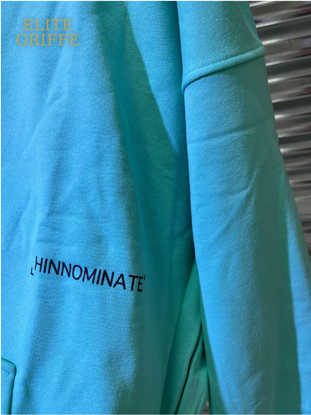 HINNOMINATE Felpa con Zip Azzurro