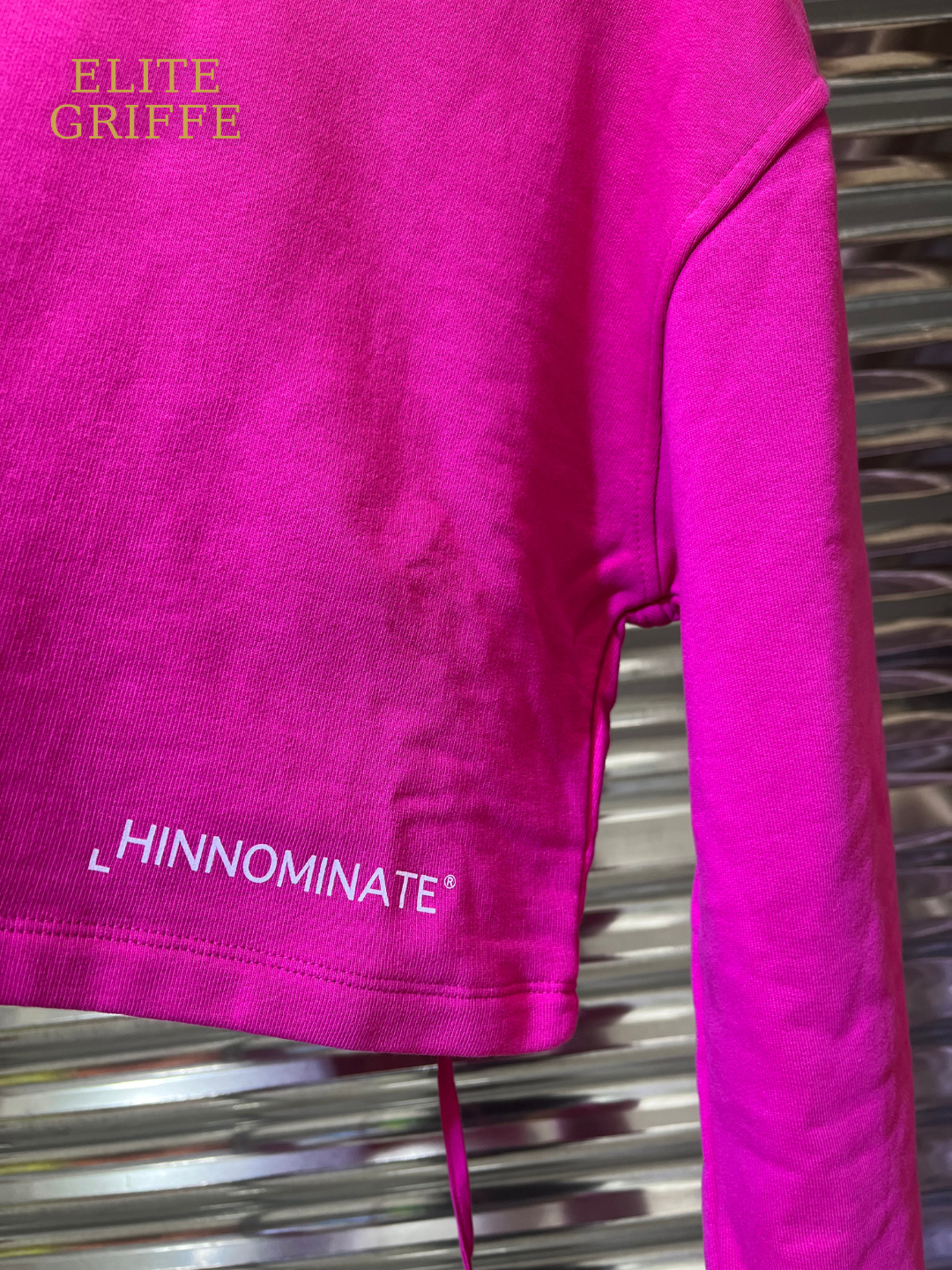 HINNOMINATE Felpa con Cappuccio Fucsia