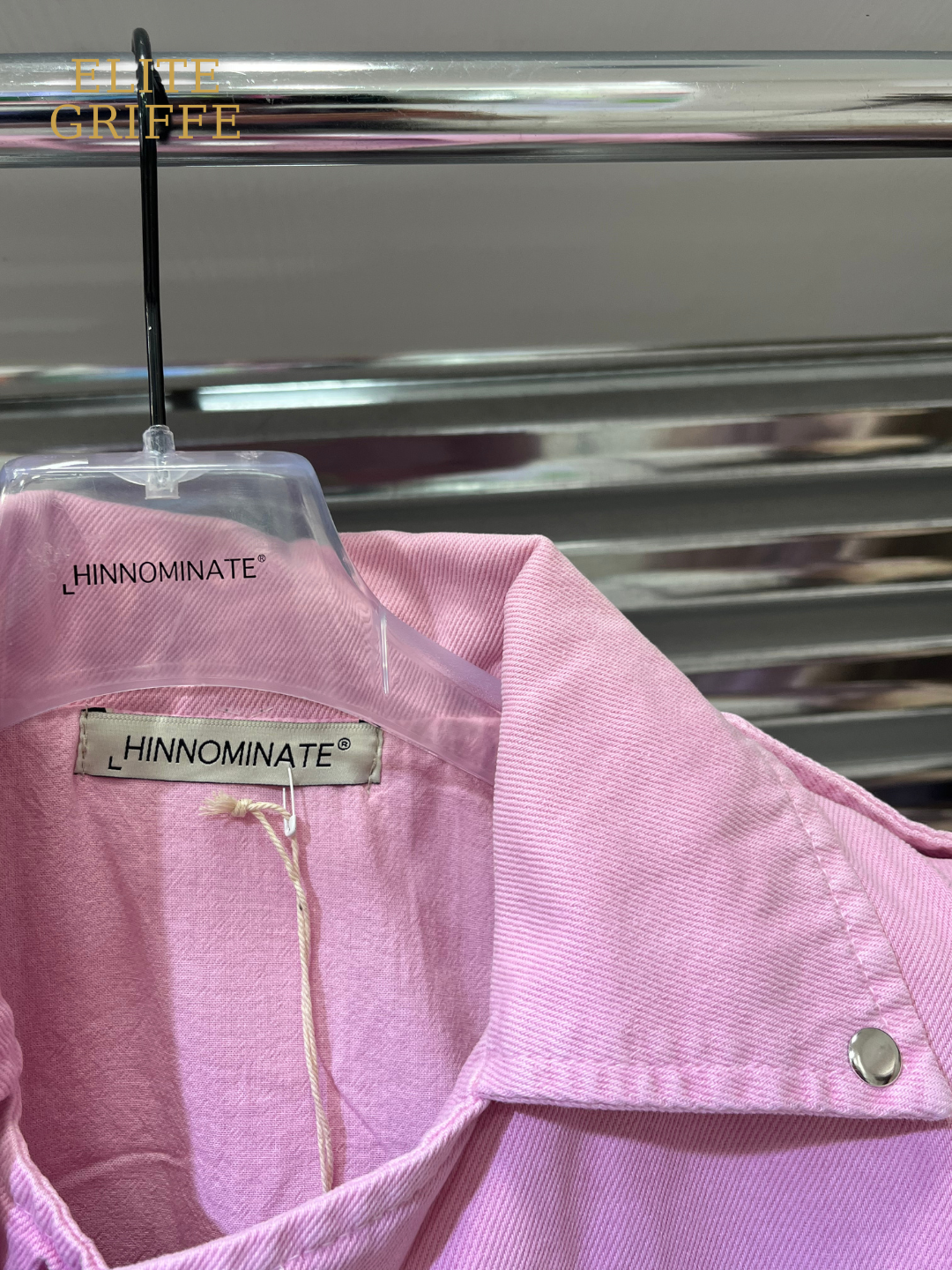 HINNOMINATE Giubbino in Denim Rosa