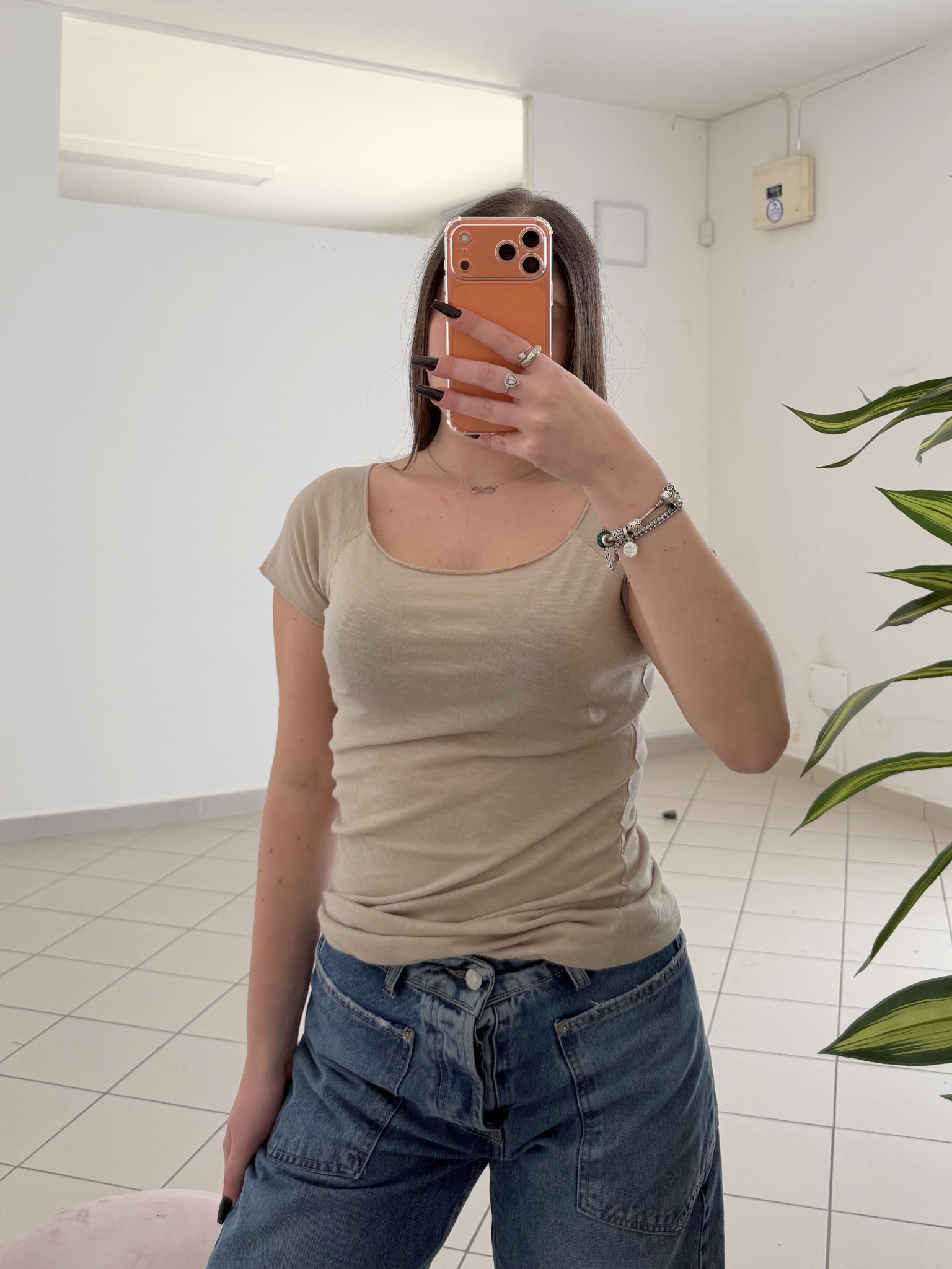 KONTATTO - T-shirt scollo barca Corda